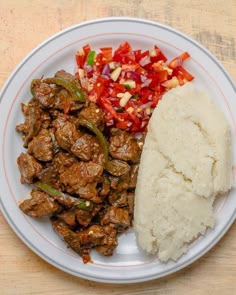Ugali Beef