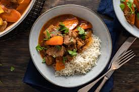 Rice beef stew