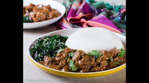Ugali beef stew